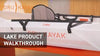 A kayak is on the table
